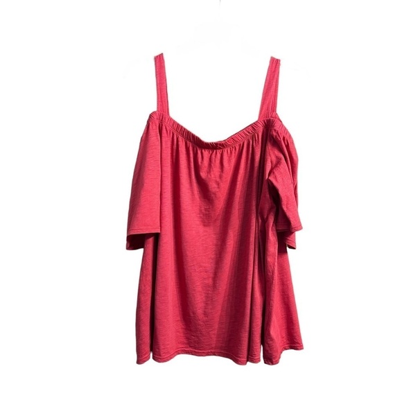 Velvet By Graham & Spencer (EUC) Cold Shoulder Top Size XL, 100% Cotton - Picture 6 of 9